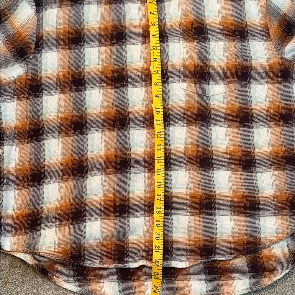 Madewell 100% Warm Plaid and Flannel Button-Down Shirt Sz XXL LAGENLOOK - Picture 5 of 13